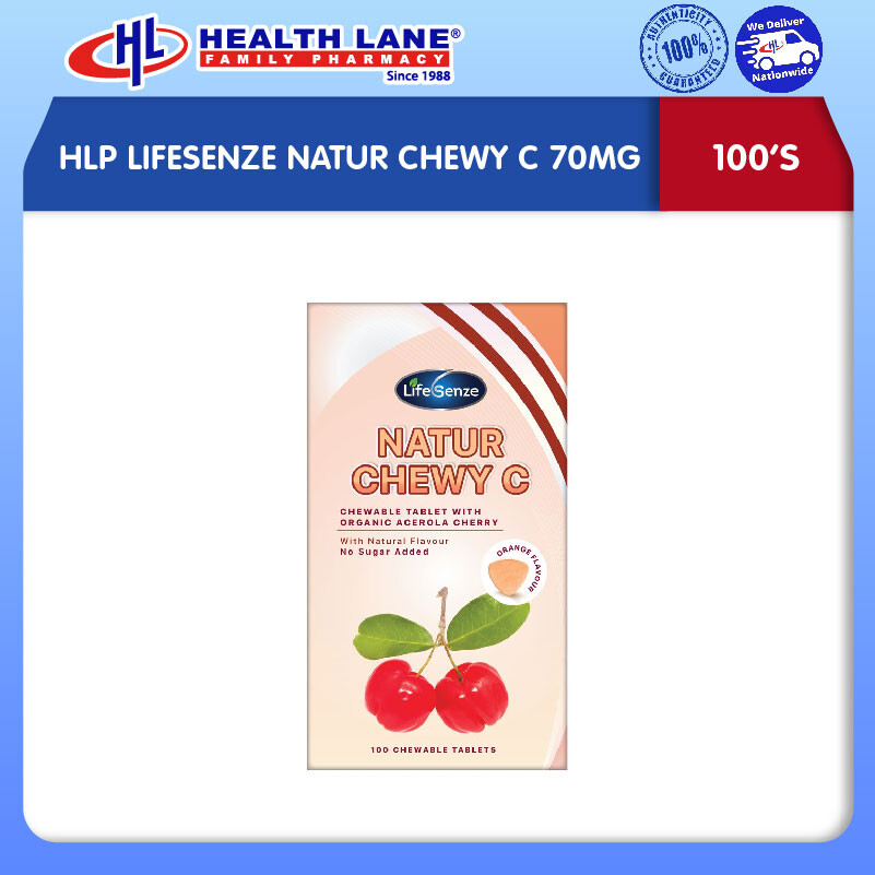 HLP LIFESENZE NATUR CHEWY C 70MG (100'S) 